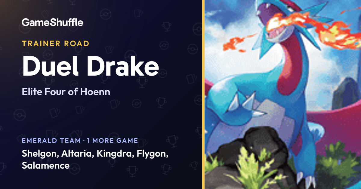 Drake's Pokémon teams: Elite Four of Hoenn | GameShuffle