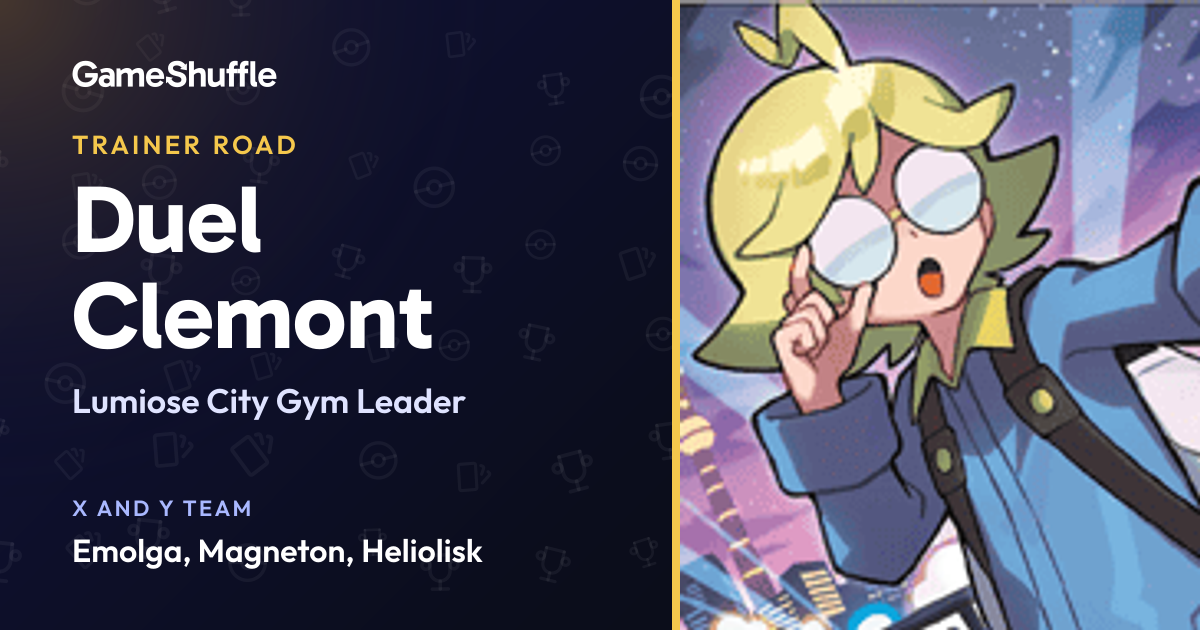 Clemont's Pokémon team: Lumiose City Gym Leader | GameShuffle